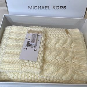 Michael Kors Hat and Scarf combo new with box/tag